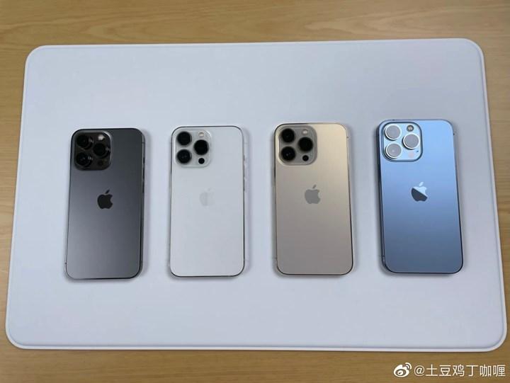 iPhone 13 serisinin tüm renklerde fotoğrafları yayınlandı