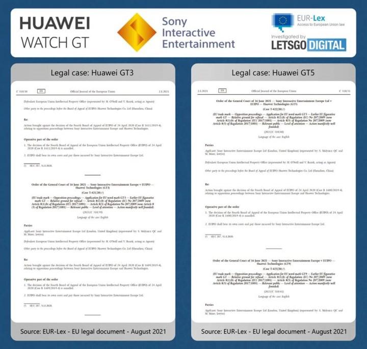 Sony ve Huawei iki harf için birbirine girdi