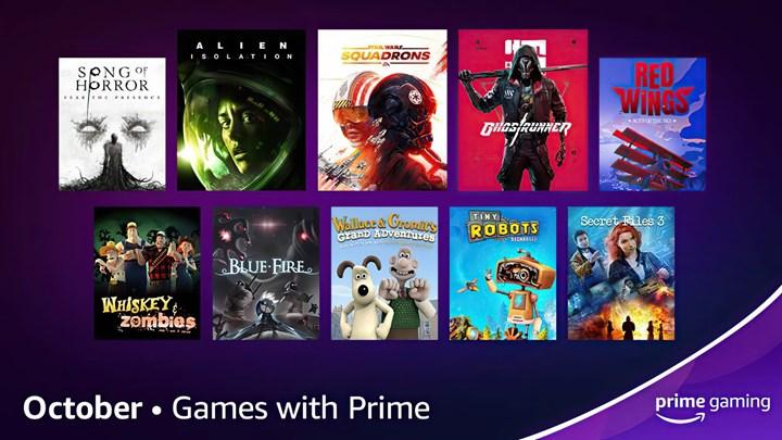Amazon Prime Gaming'in Ekim 2021 oyunları belli oldu