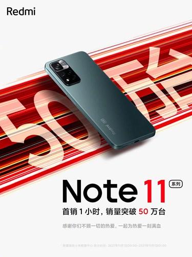Redmi Note 11 serisi 1 saatte 500 bin adet sattı