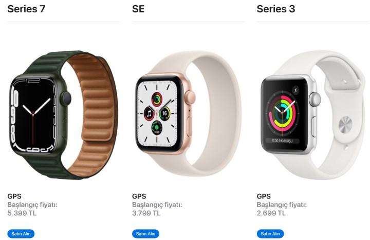 Apple Watch ve iPad zamlı fiyatlar açıklandı