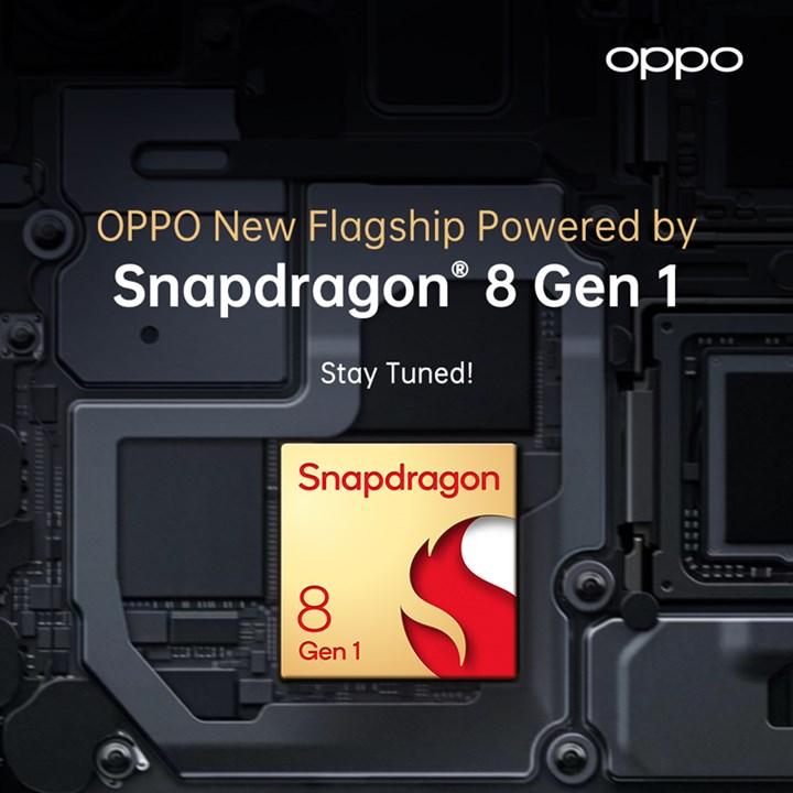 Oppo, Snapdragon 8 Gen 1 işlemcili telefonu için tarih verdi