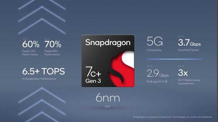 Snapdragon 7c+ Gen 3 özellikleri