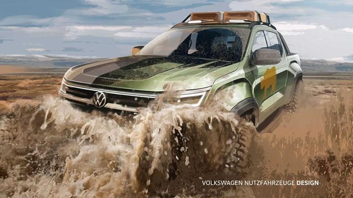 Yeni Volkswagen Amarok'un iç mekanından ilk görsel geldi