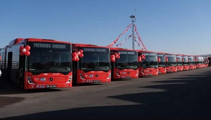 Mercedes-Benz Türk'ten Ankara'ya CNG yakıtlı otobüs teslimatı