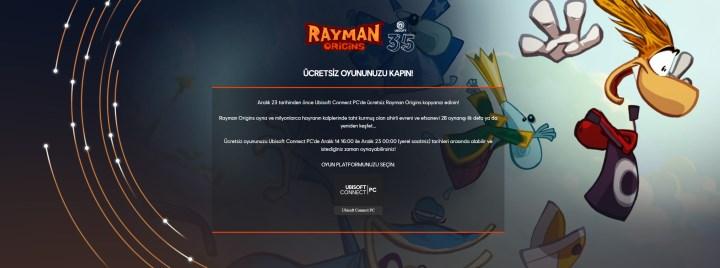 Rayman Origins kısa süreliğine ücretsiz oldu