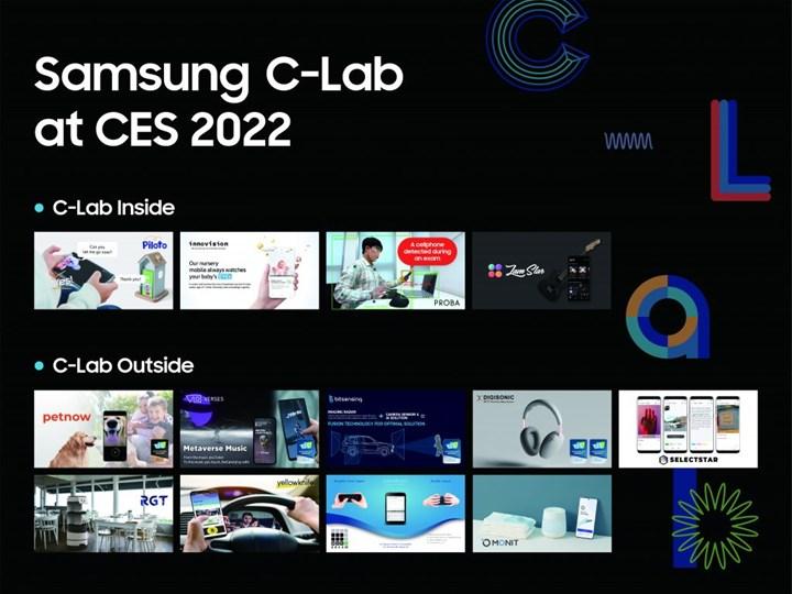 Samsung C-Lab, CES 2022'de birçok ürün sergileyecek