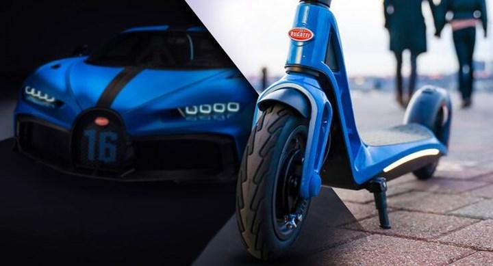 Bugatti ilk elektrikli aracını tanıttı: Otomobil değil scooter