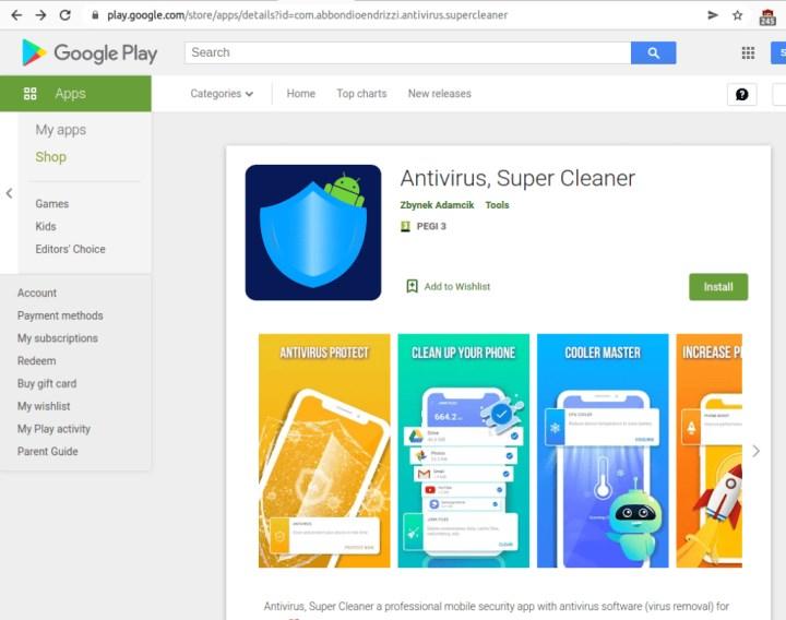 Google Play Store'da virüslü 'antivirüs' uygulaması bulundu