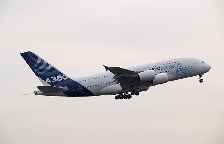 Airbus A380, yemeklik yağdan yapılan yakıtla uçtu