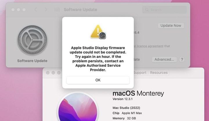 Son iOS güncellemesi Apple Studio Display'in arıza uyarısı vermesine neden oluyor