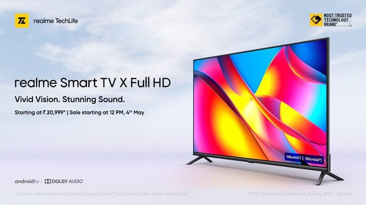 Realme Smart TV X Full HD akıllı TV'ler tanıtıldı