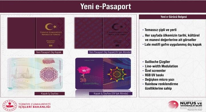 Türkiye'de üretilecek e-pasaport, e-ehliyet ve e-mavi kart tanıtı