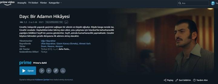 Amazon Prime Video'ya ilk kez bir Türk yapımı içerik eklendi