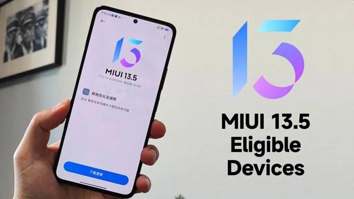 MIUI 13.5 güncellemesi alacak Xiaomi akıllı telefonlar belli oldu