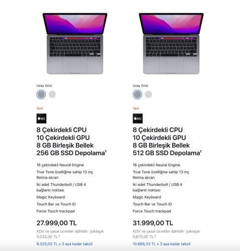 M2 işlemcili MacBook Pro’nun Türkiye fiyatı belli oldu