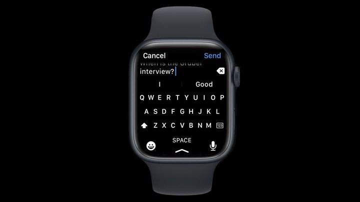 Apple, watchOS 9 ile yazı yazmayı kolaylaştırıyor