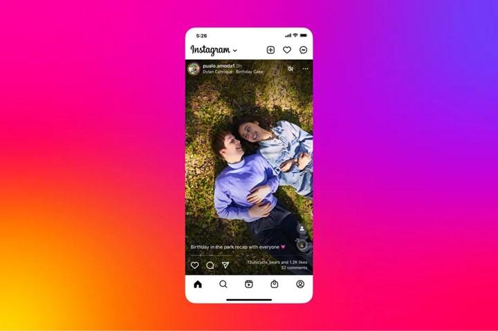 Instagram, ana akışta tam ekran video deneyimini test ediyor