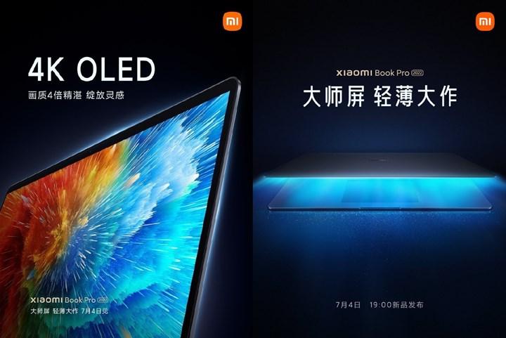 Xiaomi Book Pro 2022 dizüstü bilgisayar 4K OLED ekranla geliyor