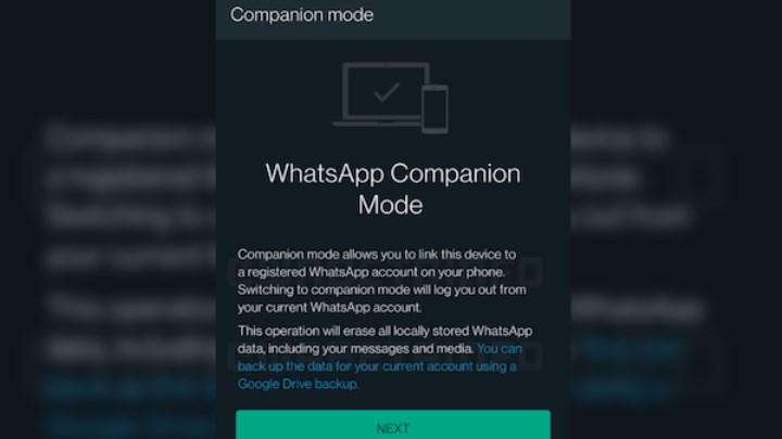 whatsapp companion mode