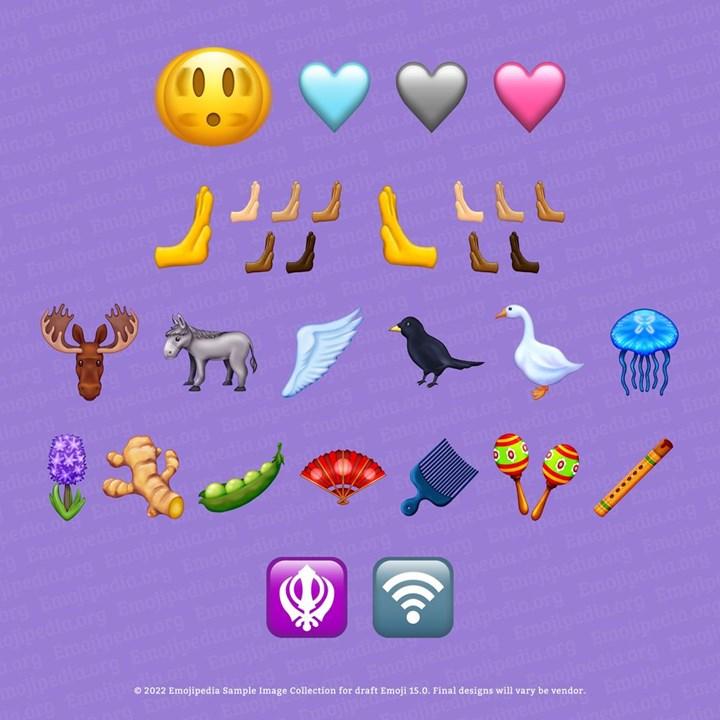 iOS ve Android'e 2022 ve 2023'te eklenecek emojiler belli oldu