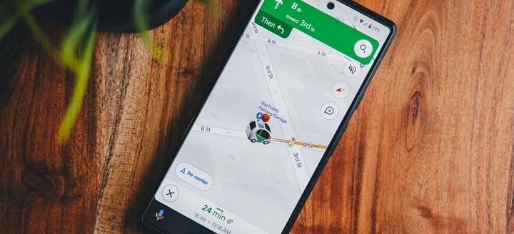 Google Haritalar kullandığınız arabaya göre rota oluşturacak