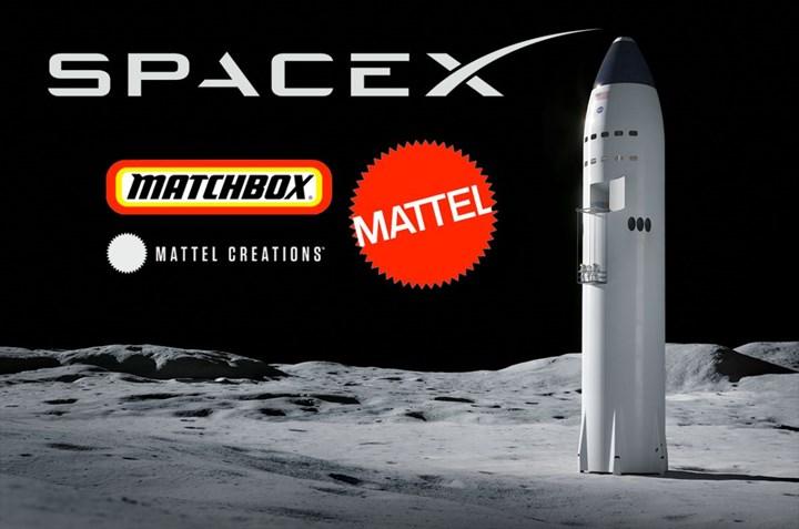 Oyuncak üreticisi Mattel, SpaceX ortaklığını duyurdu