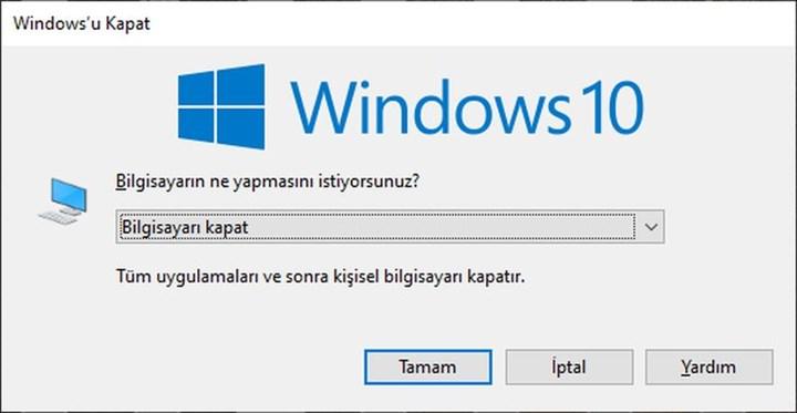 Windows 11'deki kapat menüsünün tasarımı değişiyor
