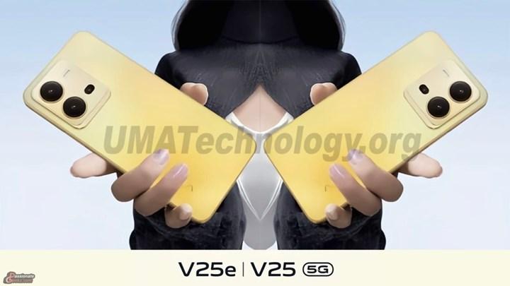 Vivo V25 5G'nin tasarımı ortaya çıktı: Üçlü kamera ile geliyor