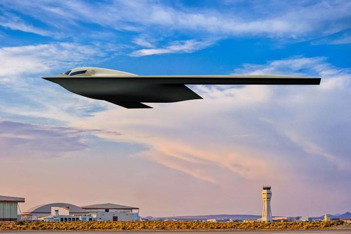 ABD'nin sır gibi sakladığı hayalet bombardıman uçağı tanıtılıyor