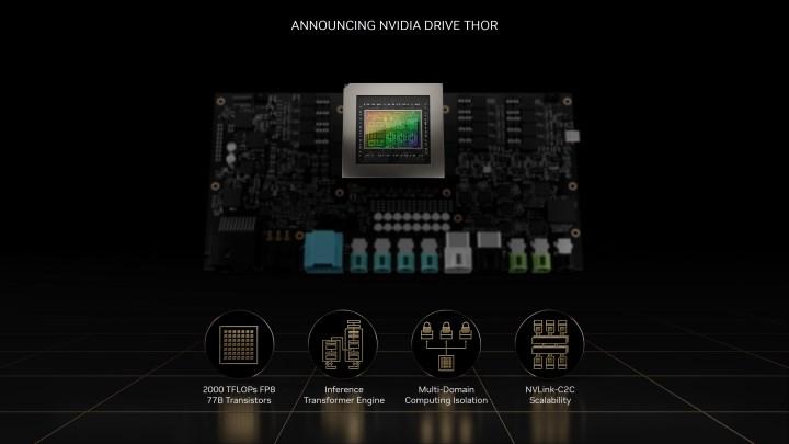 Nvidia Drive Thor tanıtıldı: Otonom sürüş sınıf atlayacak