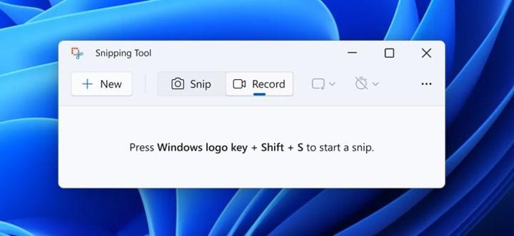 Windows 11'e ekran kaydı özelliği eklendi