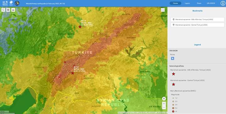 Türkiye'nin deprem acil durum haritası yayınlandı