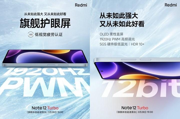 Redmi Note 12 Turbo resmi tanıtım görselleri ortaya çıktı!