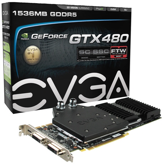 EVGA, su soğutmalı GeForce GTX 470 ve 480'nin sıcaklık değerlerini açıkladı