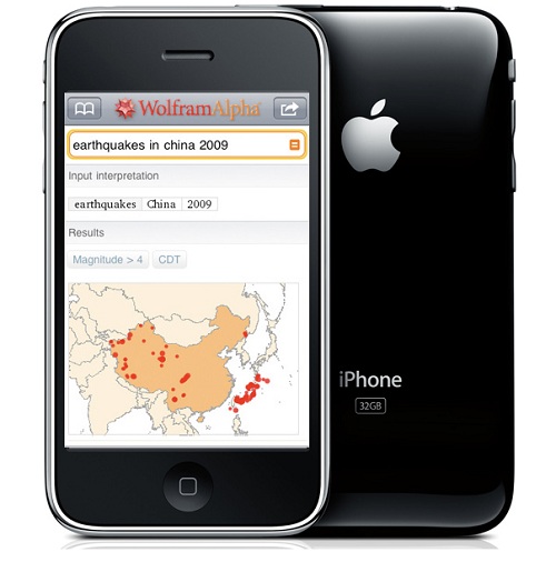 Wolfram Alpha'nın mobil sitesi açıldı, iPhone uygulamasının fiyatı 2 dolara düşürüldü
