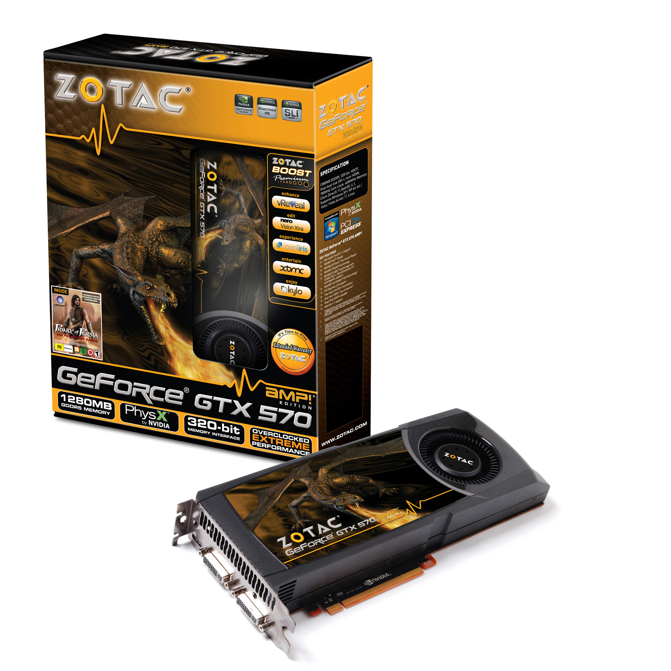 Zotac GeForce GTX 570 AMP Edition modelini tan tt Donan mHaber