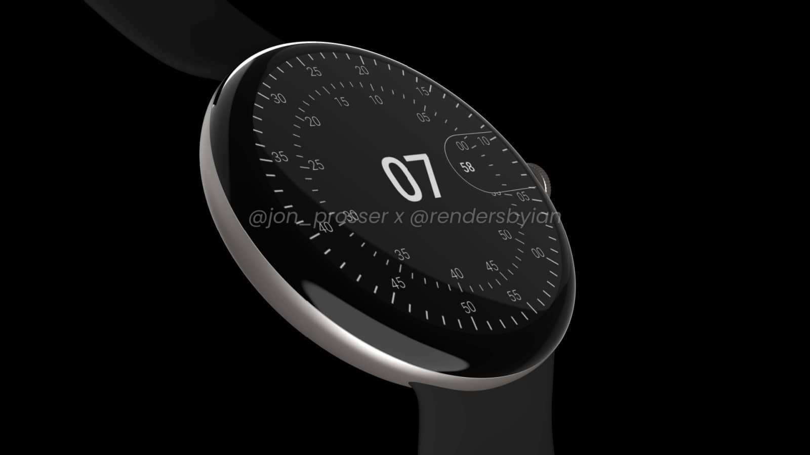 Google Pixel Watch Render