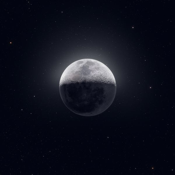 4K çözünürlükte Ay fotoğrafı