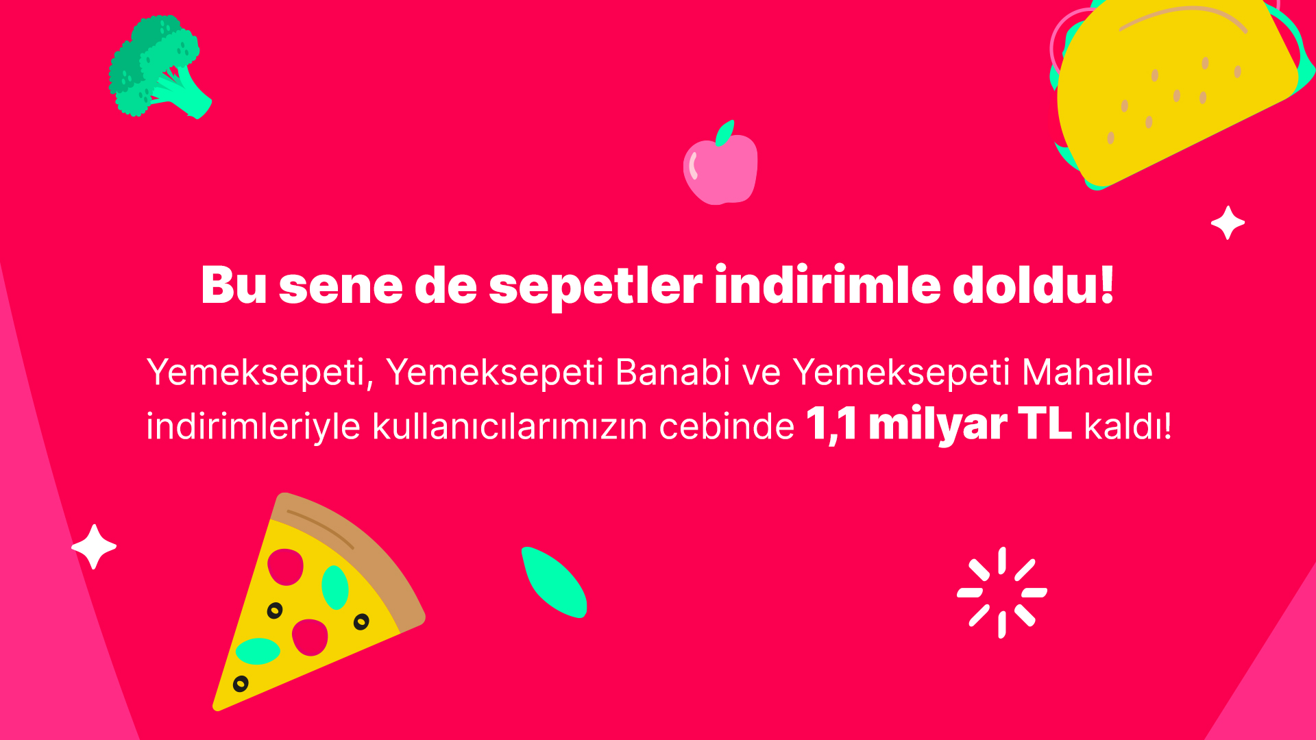 Yemeksepeti 2021'in en'lerini 