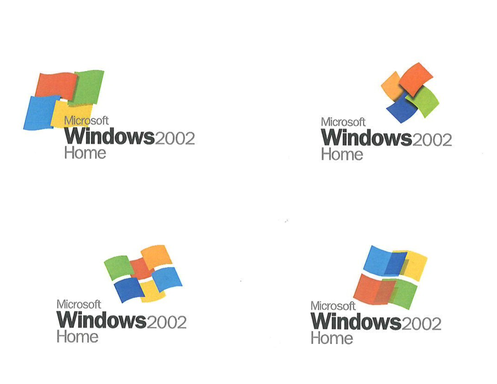 Windows XP logoları
