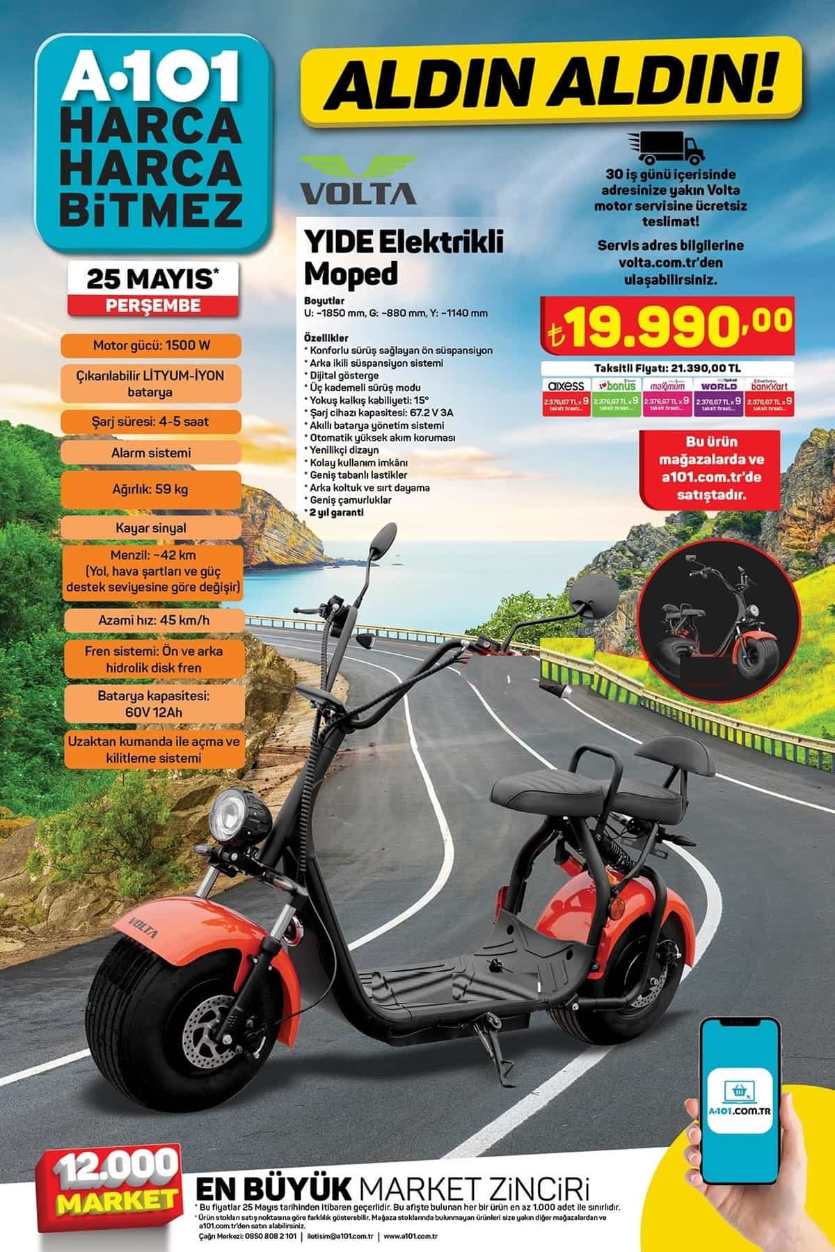 25 Mayıs A101 aktüel kataloğun