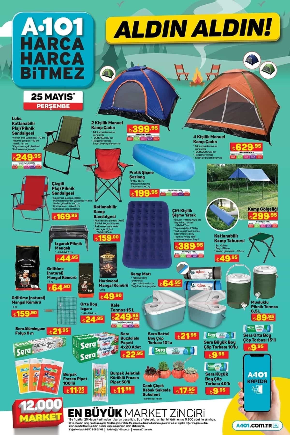 25 Mayıs A101 aktüel kataloğun