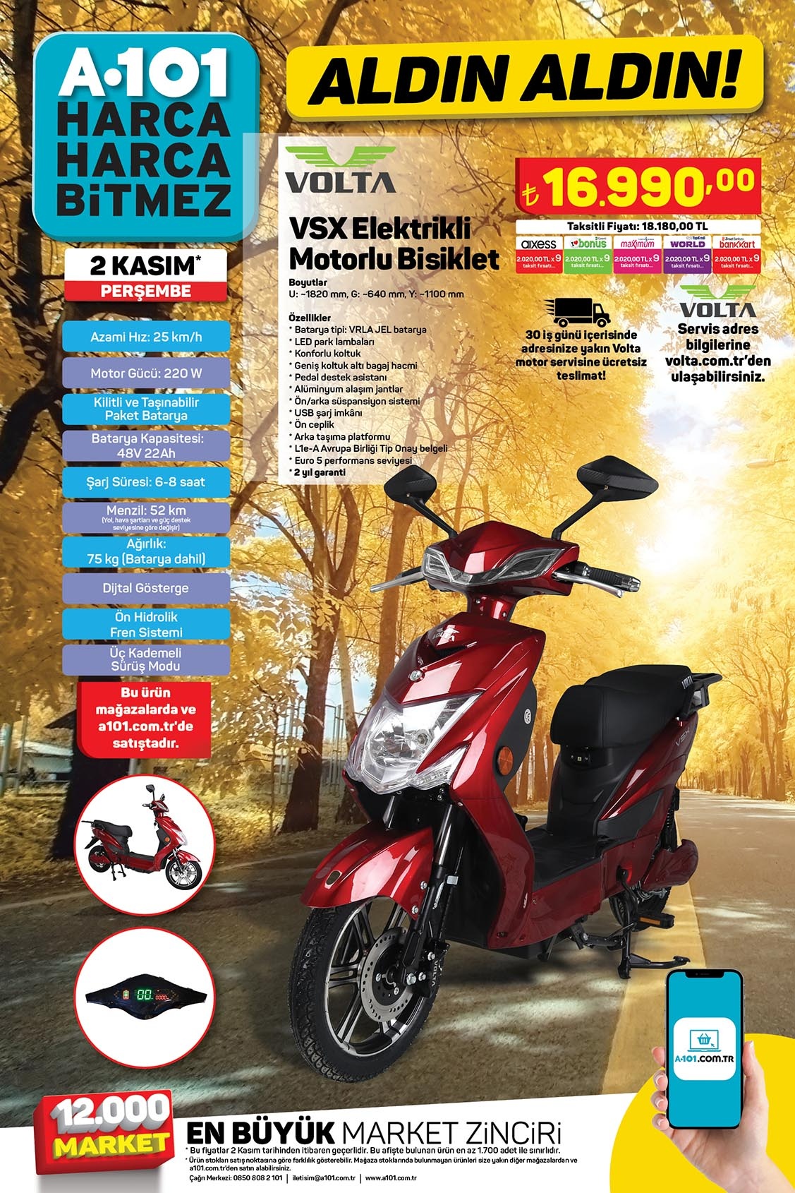 2 Kasım A101 aktüel kataloğund