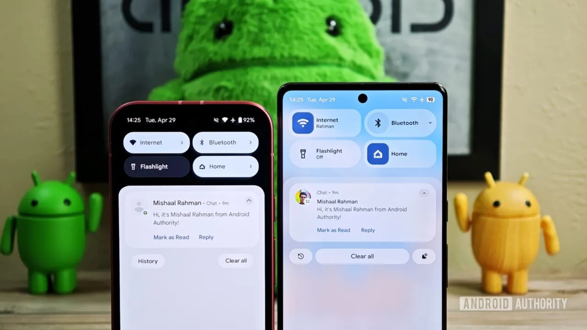 Android 16'nın yeni tasarımı