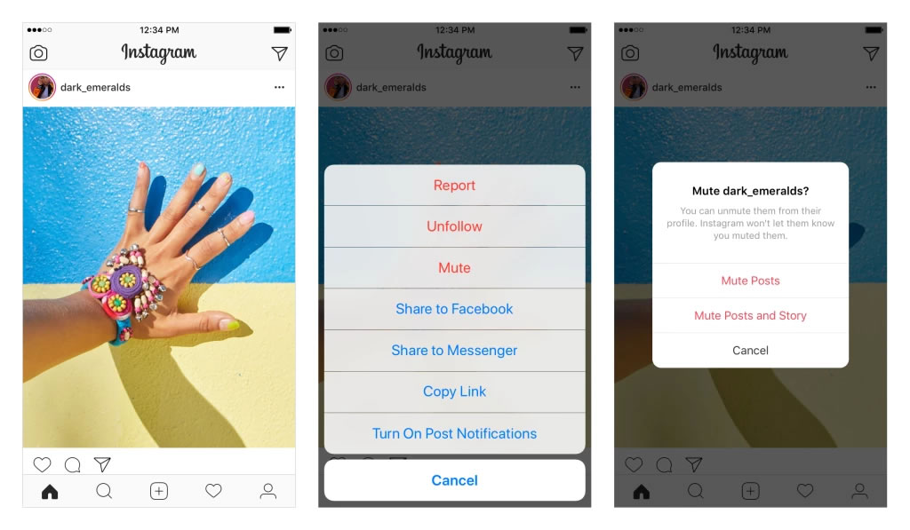 Instagram uygulamasına 'Sessize Al' özelliği geldi