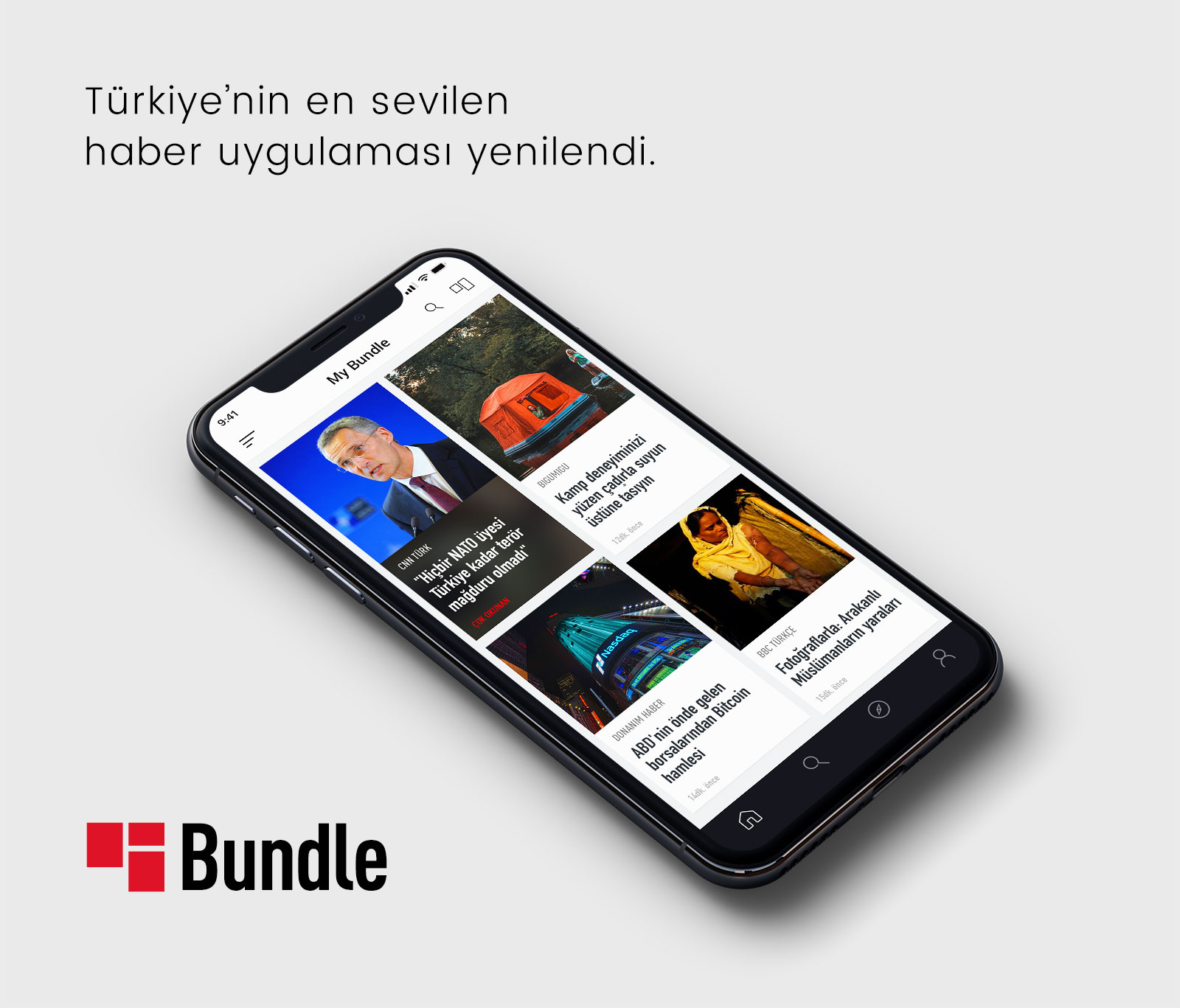 Türkiye’nin en çok indirilen haber uygulaması Bundle yenilendi!