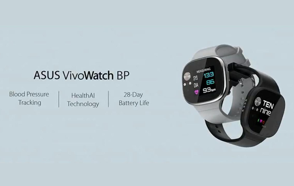 Asus'tan tansiyon ölçebilen akıllı saat: Asus Vivowatch BP