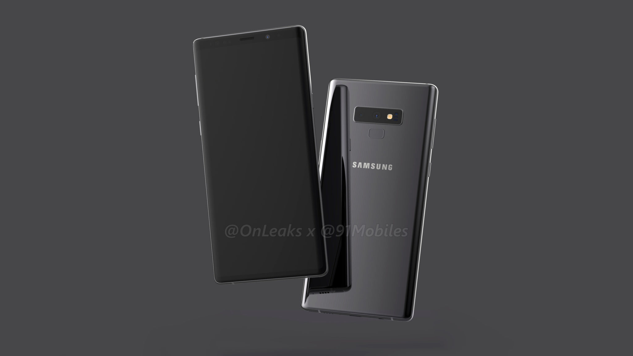 Samsung Galaxy Note 9'un render görselleri ve videosu sızdırıldı