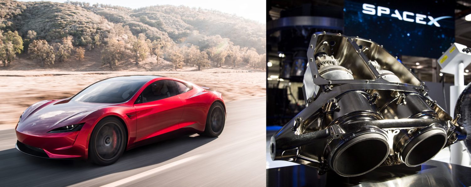Elon Musk, Tesla Roadster'a küçük roketler yerleştirecek